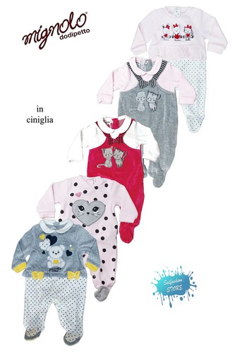 Tutina neonata ciniglia prima